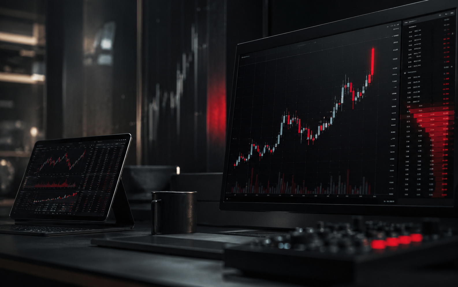 Finance & Fintech — abstract engineered visual